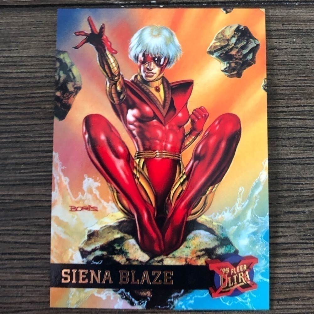 X-Men ’95 Fleer Ultra trading card: Siena Blaze #44